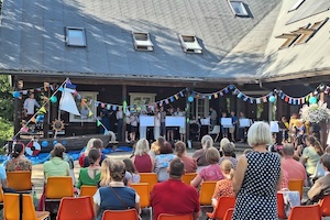 2025. aasta laste plokkflöödi suvekooli etendus "Laul meretuultest" Saku Talus